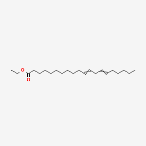 Chemical structure of Ethyl Icosa-11,14-dienoate