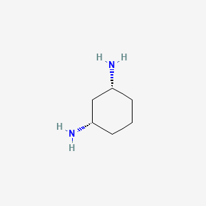 Chemical structure of cis-1,3-Cyclohexanediamine