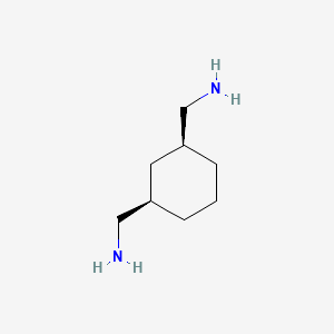 Chemical structure of cis-1,3-Bis(aminomethyl)cyclohexane