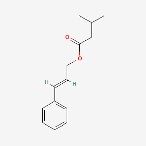 Chemical structure of Cinnamyl Isovalerate