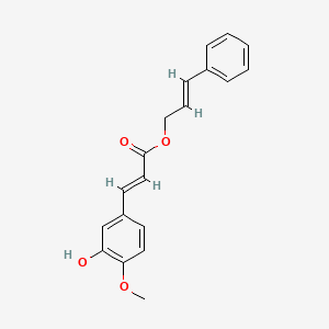 Chemical structure of Cinnamyl isoferulate