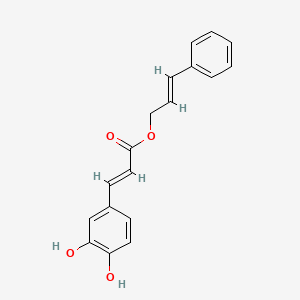 Chemical structure of Cinnamyl caffeate