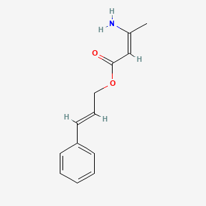 Chemical structure of Cinnamyl 3-aminobut-2-enoate