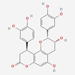 Chemical structure of Cinchonain Ib