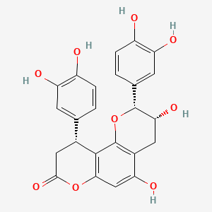 Chemical structure of Cinchonain Ia