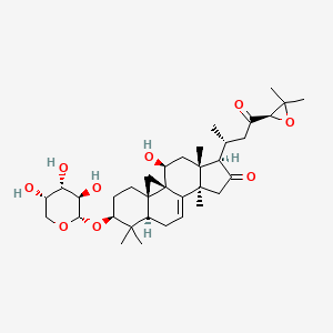 Chemical structure of Cimicidanol 3-O-alpha-arabinoside
