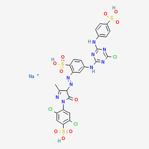 Chemical structure of Cibacron Brilliant Yellow 3G-P