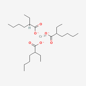 Chemical structure of Chromium(III) 2-ethylhexanoate