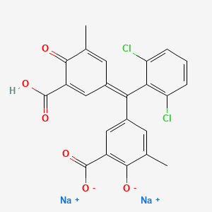 Chemical structure of Solochrome Azurine