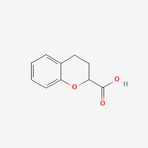 Chemical structure of Chromane-2-carboxylic acid