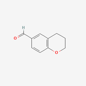 Chemical structure of Chroman-6-carbaldehyde