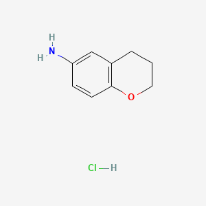 Chemical structure of Chroman-6-amine hydrochloride