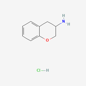 Chemical structure of Chroman-3-amine hydrochloride