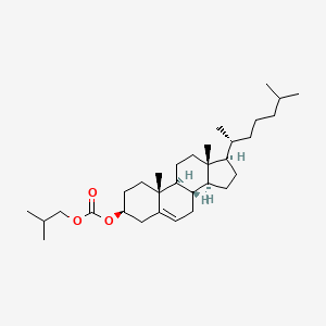 Chemical structure of Cholesterol Isobutyl Carbonate