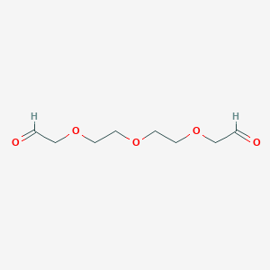 Chemical structure of CHO-C-PEG2-C-CHO
