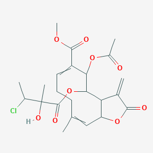Chemical structure of Chlorouvedalin
