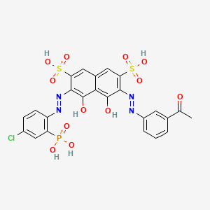 Chemical structure of Chlorophosphonazo mA