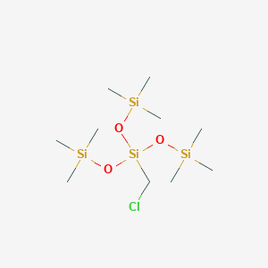 Chemical structure of CHLOROMETHYLTRIS(TRIMETHYLSILOXY)SILANE