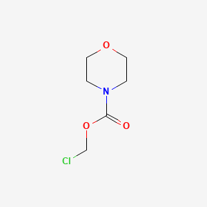 Chemical structure of Chloromethyl 4-morpholinecarboxylate