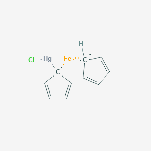 Chemical structure of Chloromercuriferrocene