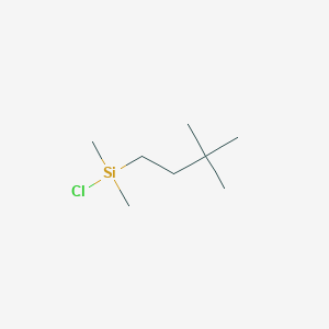 Chemical structure of Chlorodimethylneohexylsilane