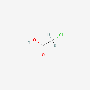 Chemical structure of CHLOROACETIC ACID-D3