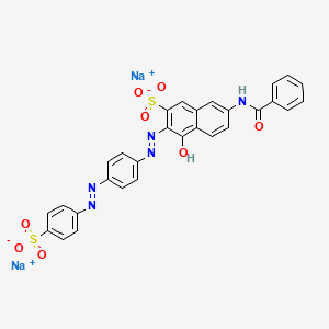 Chemical structure of Chlorantine Fast Red 5B