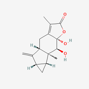 Chemical structure of Chloranthalactone E