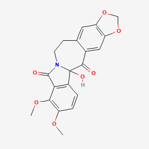 Chemical structure of Chilenine