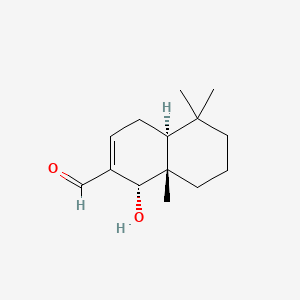 Chemical structure of Changweikang aldehyde