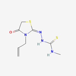 Chemical structure of CGP 52608