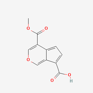 Chemical structure of Cerberic acid