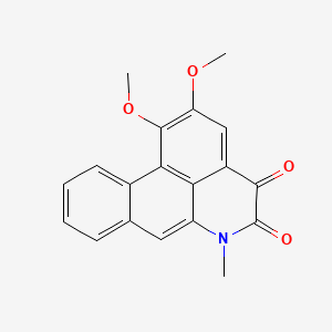 Chemical structure of Cepharadione B