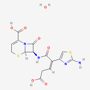 Chemical structure of Ceftibuten Hydrate