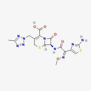 Chemical structure of Cefteram
