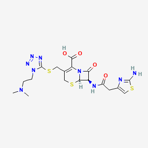 Chemical structure of Cefotiam