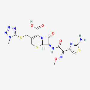 Chemical structure of Cefmenoxime