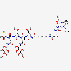 Chemical structure of CCK2R Ligand-Linker Conjugates 1