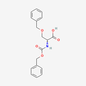 Chemical structure of Cbz-O-benzyl-D-serine
