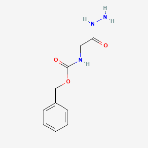 Chemical structure of Cbz-Glycine hydrazide