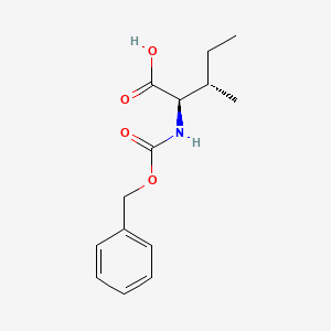 Chemical structure of Cbz-D-allo-isoleucine