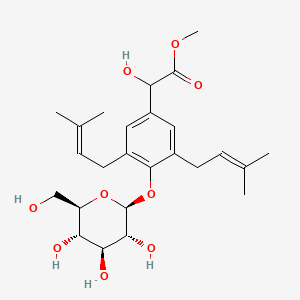 Chemical structure of Cavaol E