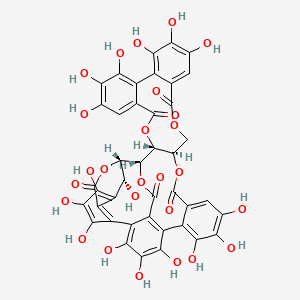 Chemical structure of Castalagin