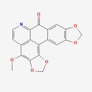 Chemical structure of Cassamedine