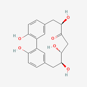 Chemical structure of Carpinontriol A