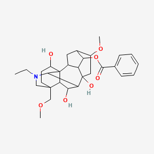 Chemical structure of Carmichaenine C