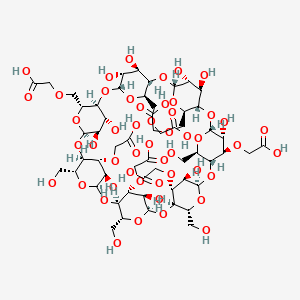 Chemical structure of Carboxymethyl-β-cyclodextrin