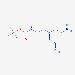 Chemical structure of Bis(2-aminoethyl) 2-(tert-butoxycarbonylamino)ethyl amine