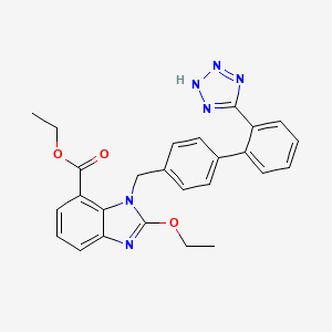 Chemical structure of Candesartan ethyl ester