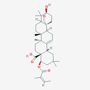Chemical structure of Camaric acid